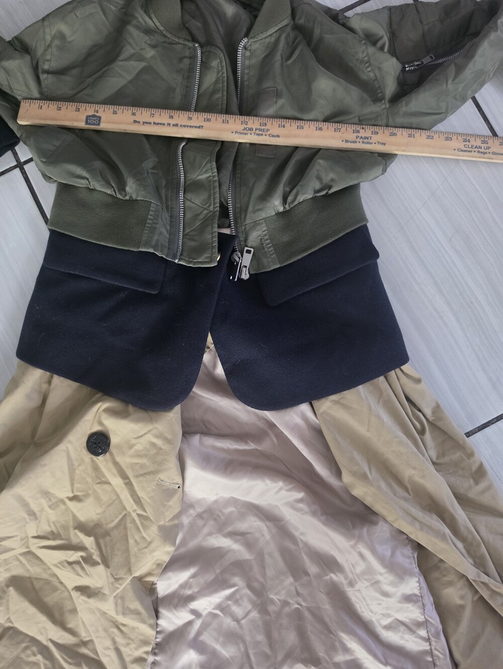 Stylish Olive Green and Navy Kelly and Obi New York size S - Picture 6 of 7